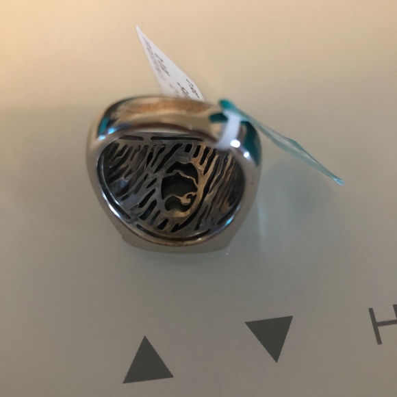 EFFY STERLING SILVER MENS DRAGON RING SIZE 10 - Picture 2 of 5